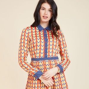 Modcloth Just My Typist Dress XL